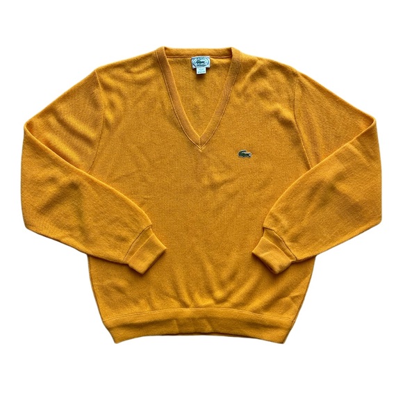 NEW Vintage Lacoste Amber Yellow Sweater